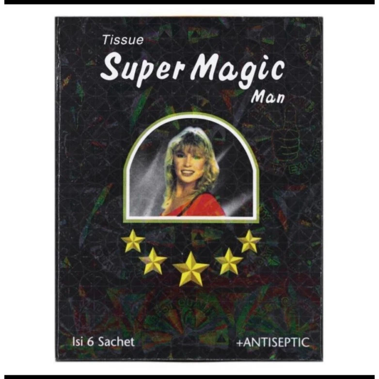 20 Box Super Magic Man Wet Antiseptic Tissue Longer Sex Delay Ejaculation