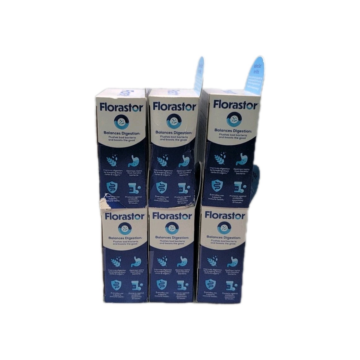 (6) Florastor Daily Probiotic Supplement – 20 Capsules Each Box Exp. 04/2027+