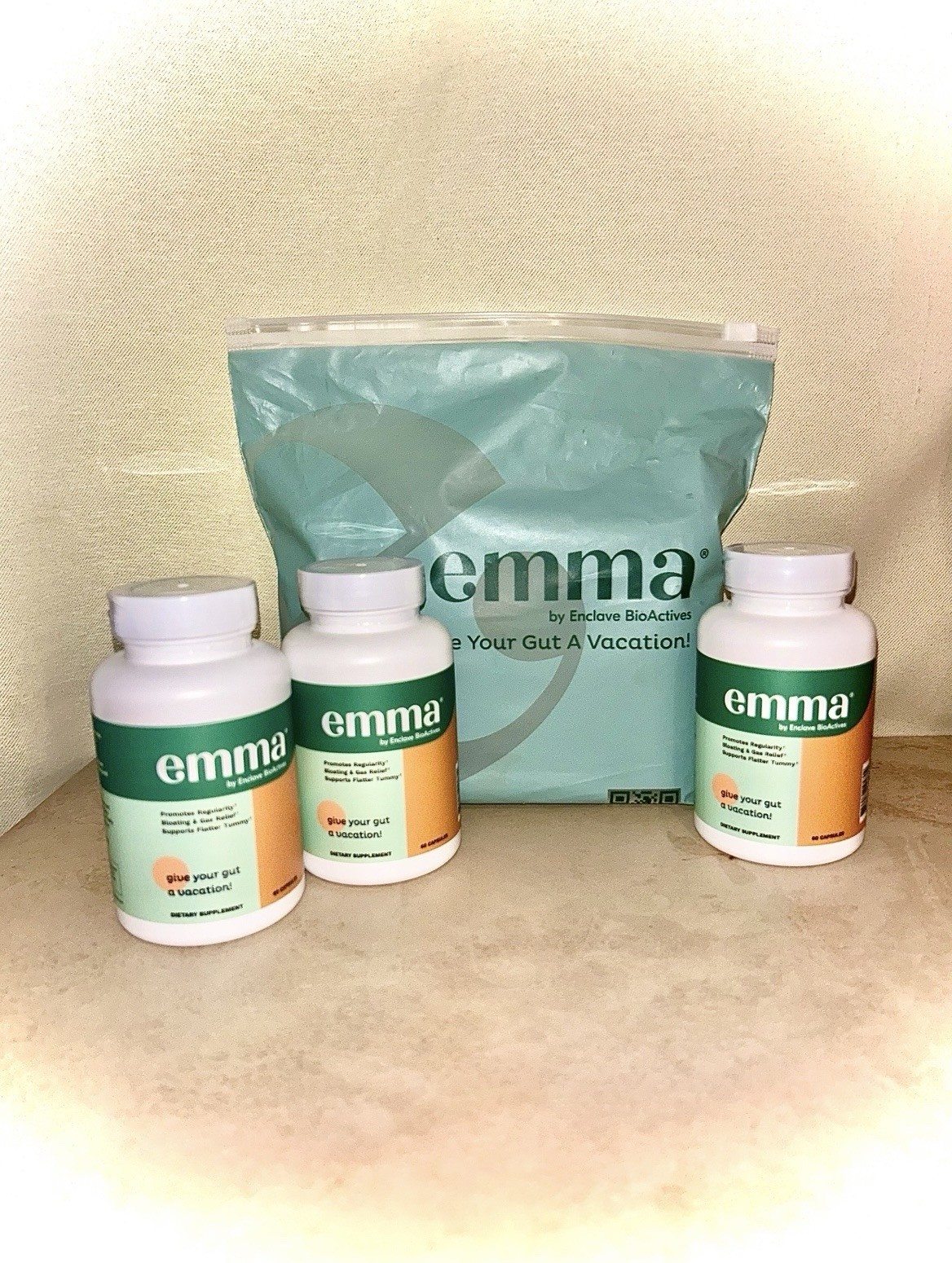 (3) Emma Gut Health Supplement 60 Capsules Exp 2027