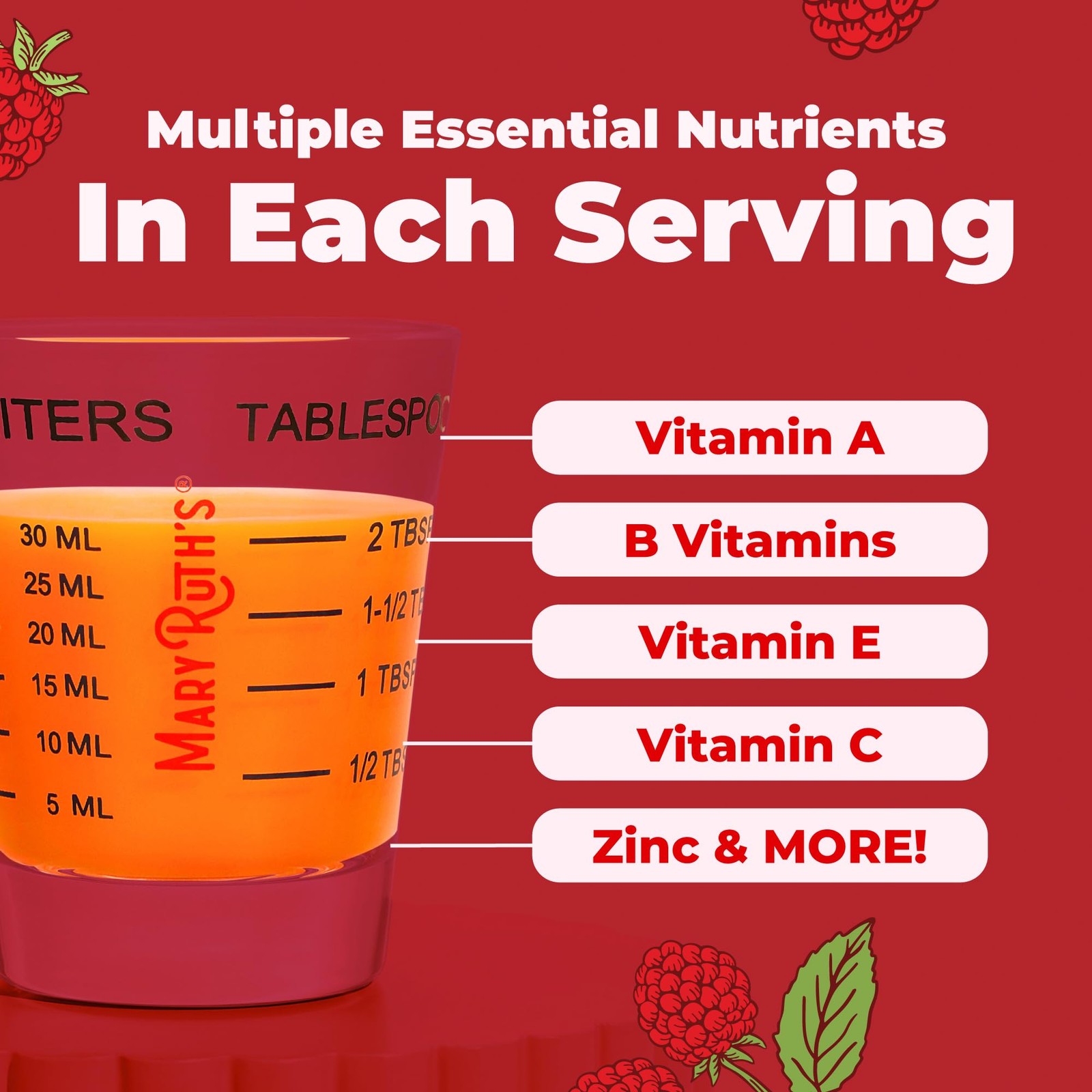 Liquid Morning Multivitamin for Women Men Kids 15 Servings