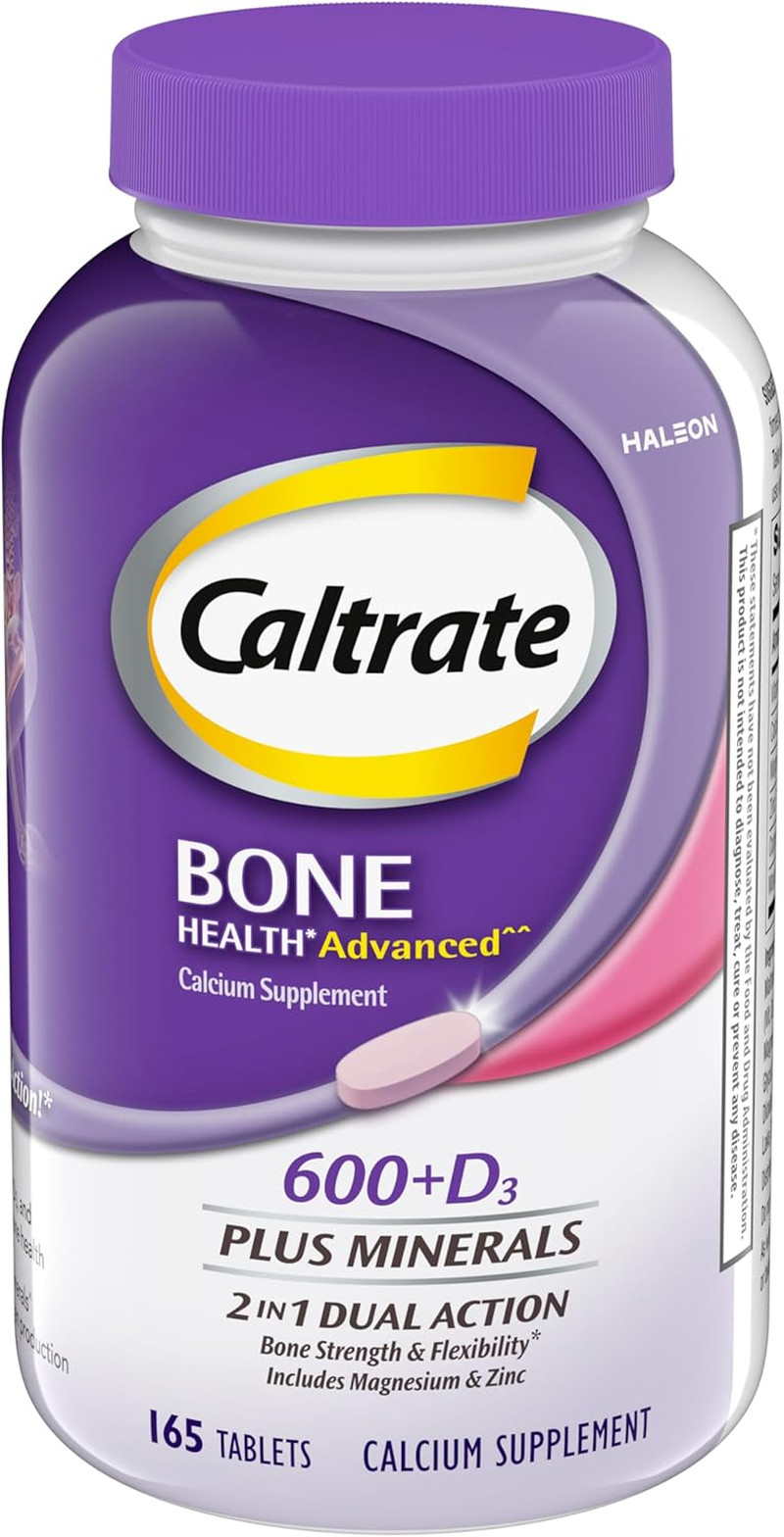 Caltrate 600 plus D3 plus Minerals Calcium and Vitamin D Supplement Tablets, Bon