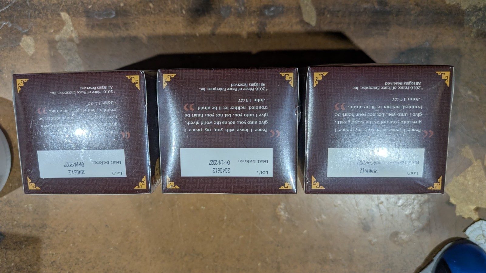 3 Boxes – Prince Of Peace Cholesterol Tea 18 Tea Bags Exp 04/14/2027