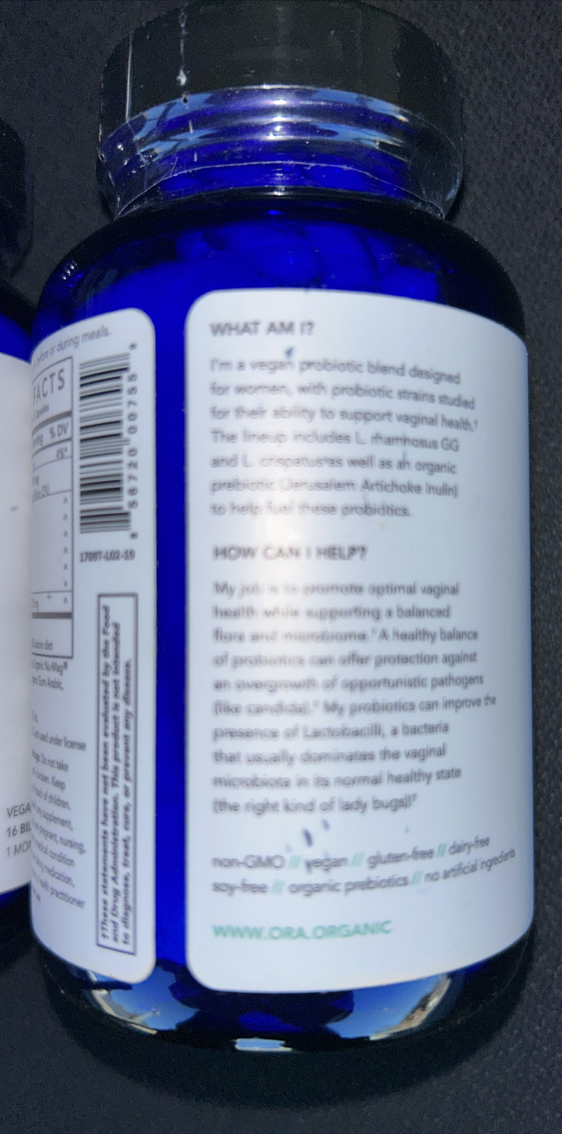 2-Ora, Lady Bugs, Women’s Probiotic & Prebiotic Supplement, 60 Capsules
