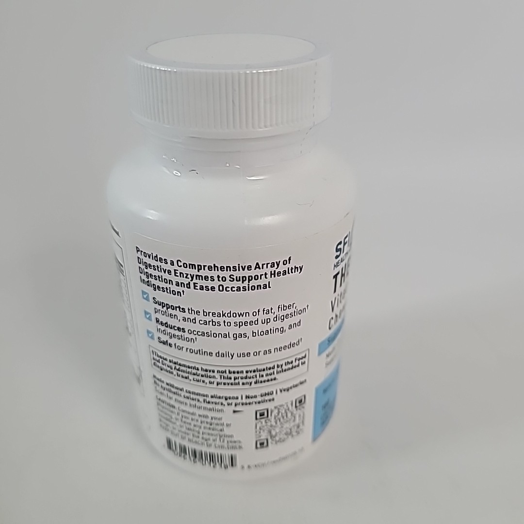 SFI Klaire Labs Ther-Biotic Vital-Zymes 180 Chewable Tablets 7/2 Cherry Flavor