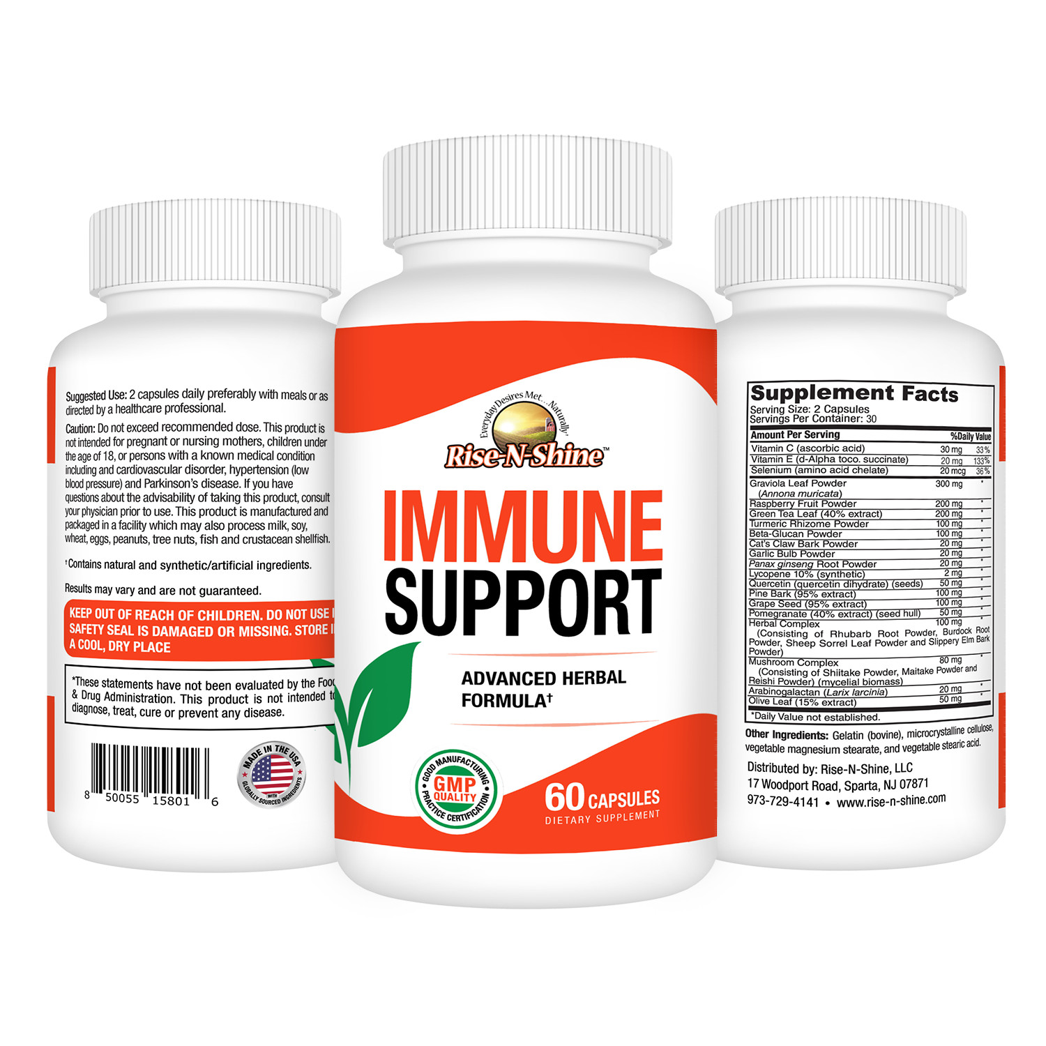 Immune Shield by Rise-N-Shine Buy 2 Get 1 FREE 3 Pack Immune