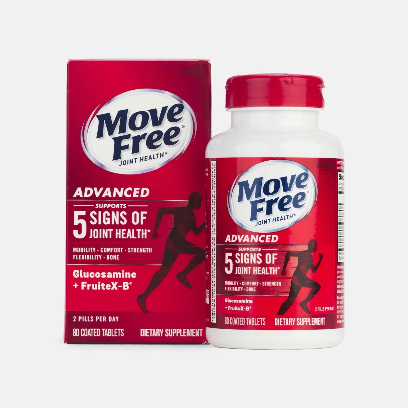 Schiff Move Free Advanced Joint Supplement, 200 Tablets, EXP 8/27