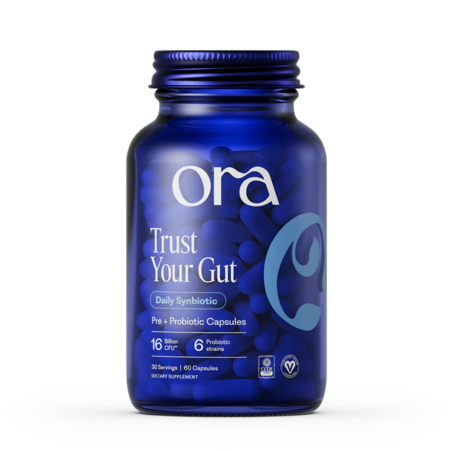 Ora Organic Trust Your Gut – Probiotic + Prebiotic, Digestive & Immune Support