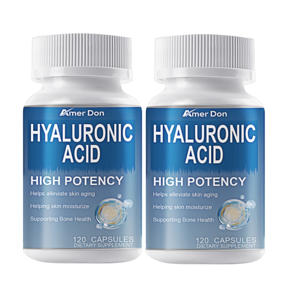 Hyaluronic Acid Turmeric Collagen Supplement Skin and Joint Support 120 x 850mg