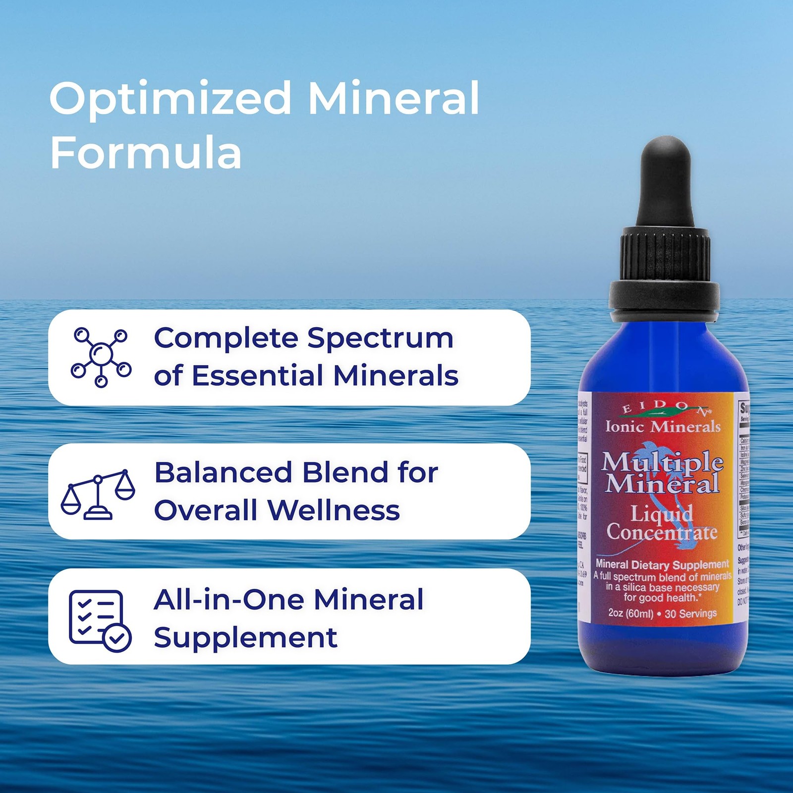 Eidon Ionic Minerals Eidon Multiple Minerals Supplement – Ionic Trace Mineral