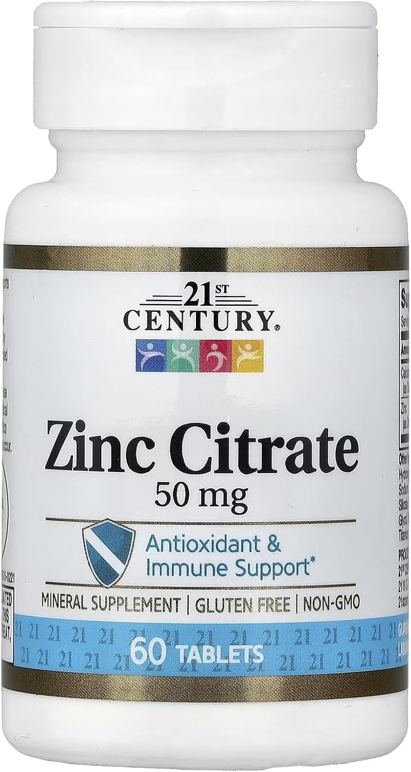 Healthcare Zinc Citrate Tablets 50Mg, 60 Count