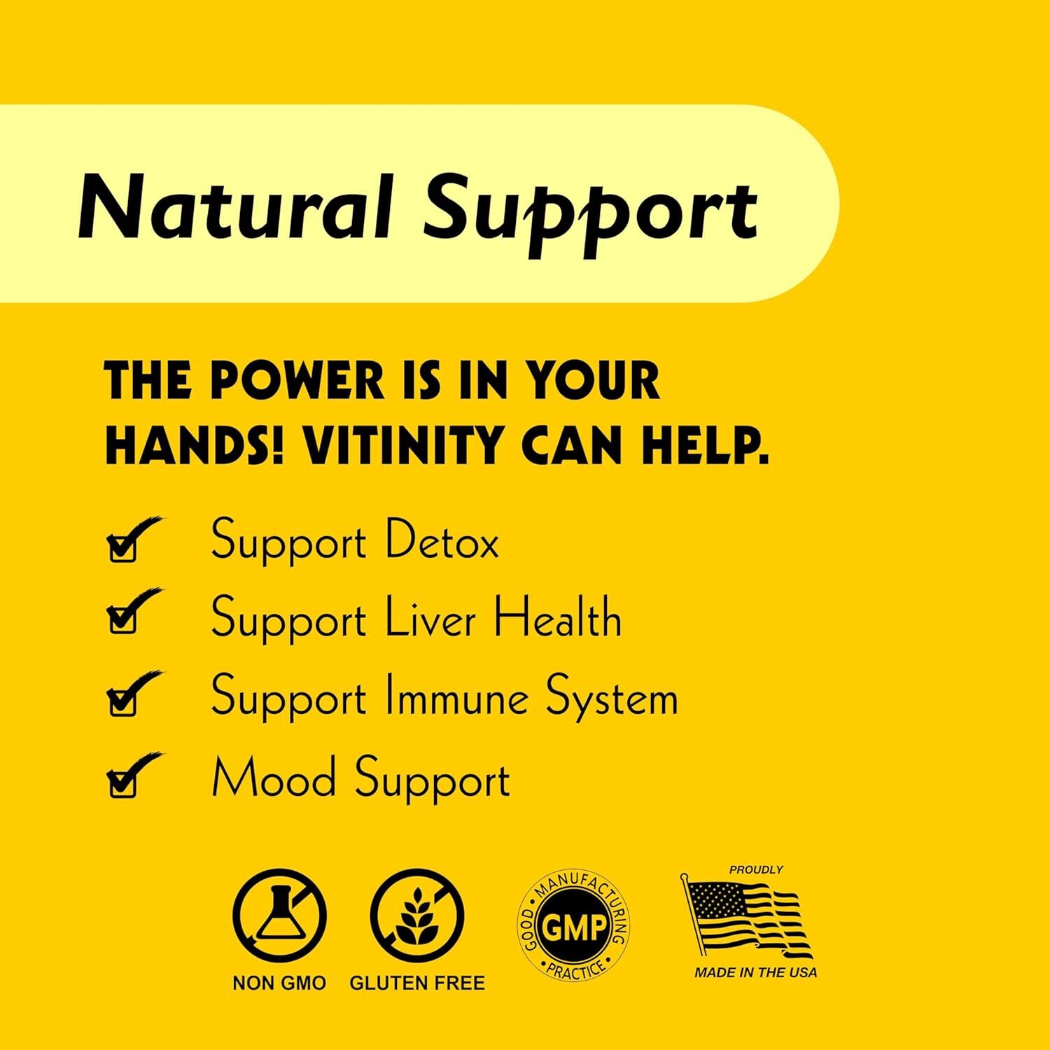 Vitinity Drink & Liver Support – Kudzu, Milk Thistle, DHM & 15+ Herbal Blend Tab