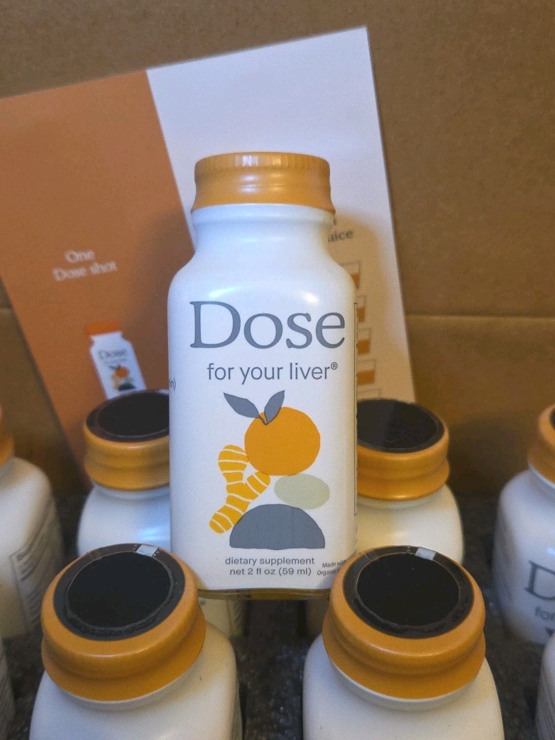 Dose For Your Liver 24pk Support Supplement Cleanse Defense 2oz Each Exp 08/2027
