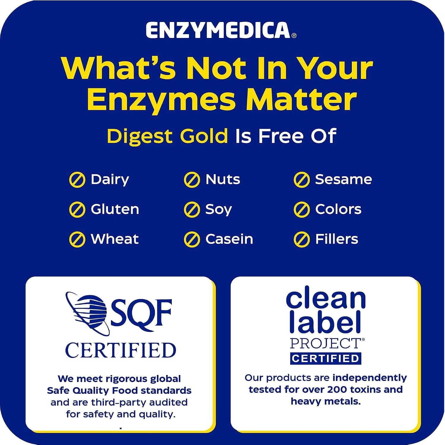 Digest Gold Maximum Strength Enzyme Supplement – 45 Caps for Energy
