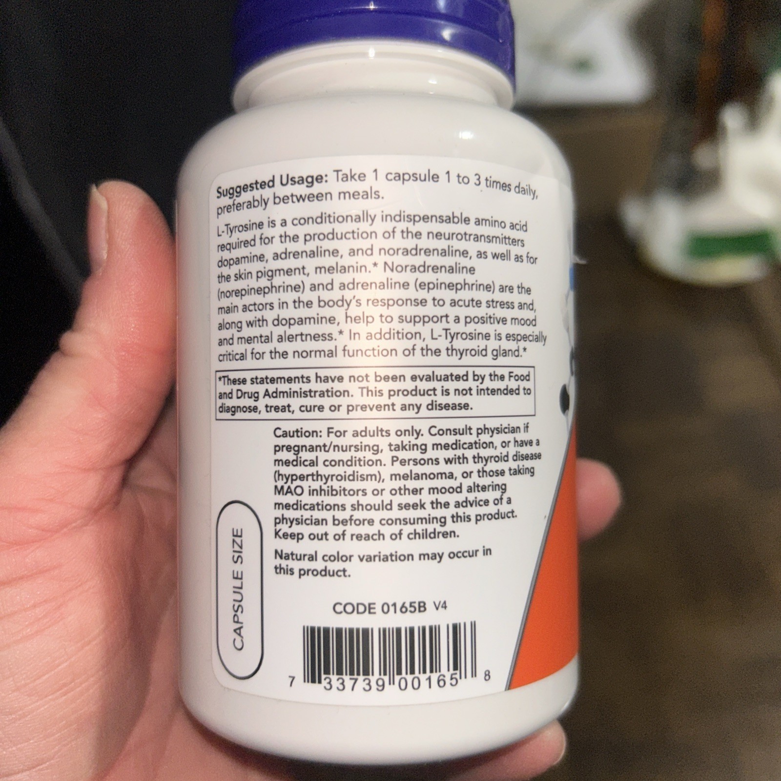 L-Tyrosine 750mg – Extra Strength Neurotransmitter Support* 90ct. Exp 1/29
