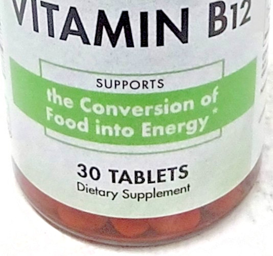 ( Lot 10 Bottles ) P.Choice Vitamin B12 ( 30-Tablets/Bottle=TOTAL 300-Tablet )