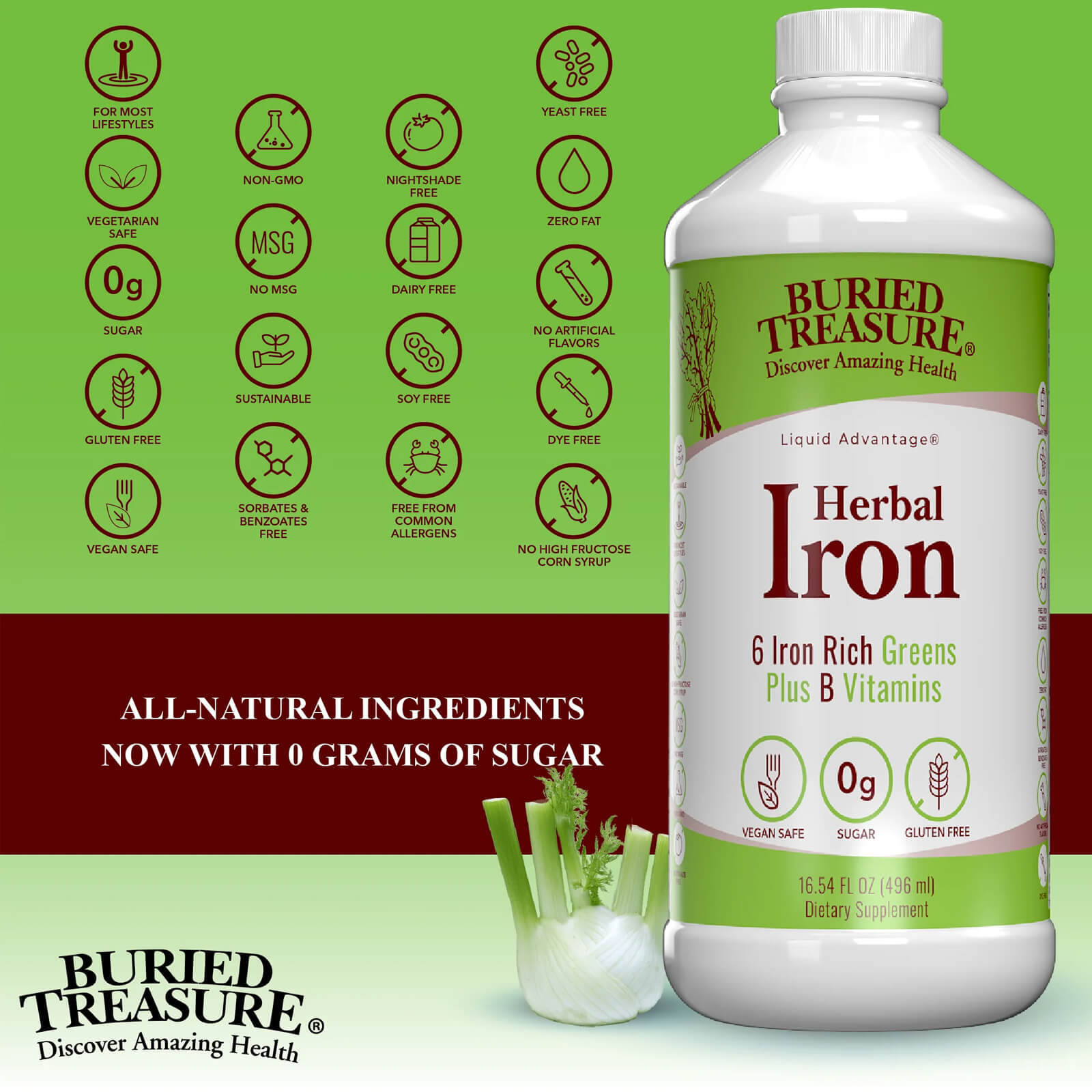 Buried Treasure Herbal Iron 16 fl oz