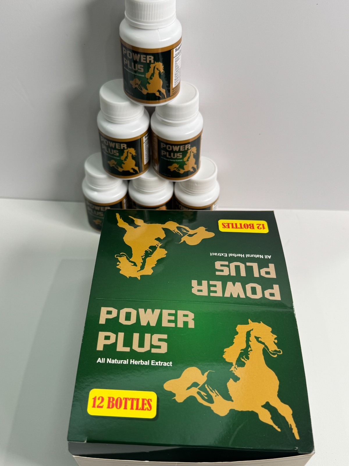 POWER-PLUS GINSENG Capsules Supplement 6 bottles