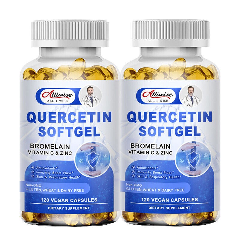 Quercetin 1000MG with Bromelain & Zinc – Natural Immune Support Supplement