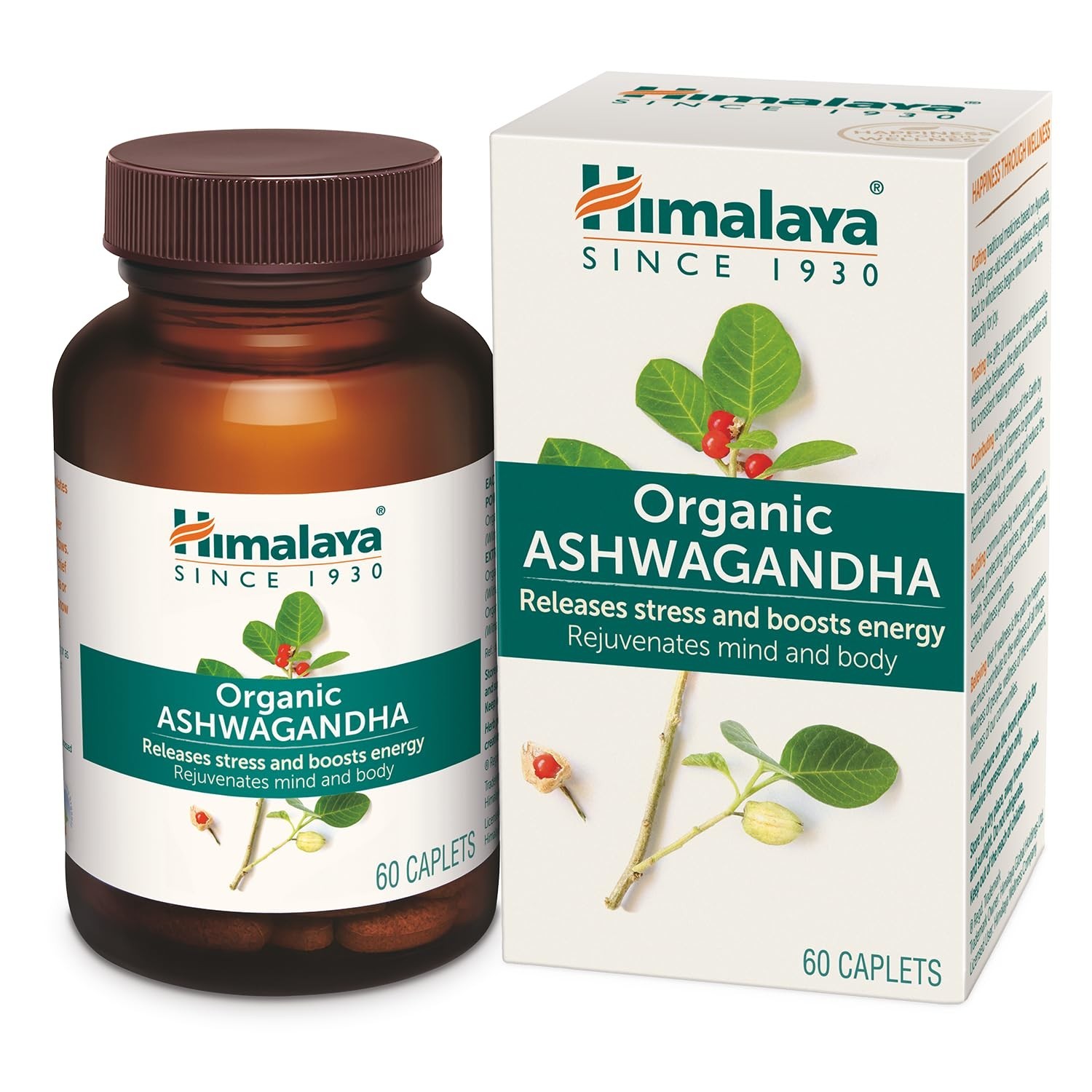 Himalaya Organic KSM – 66 Ashwagandha 670mg 120 Tablets Pack of 2 Stress Relief