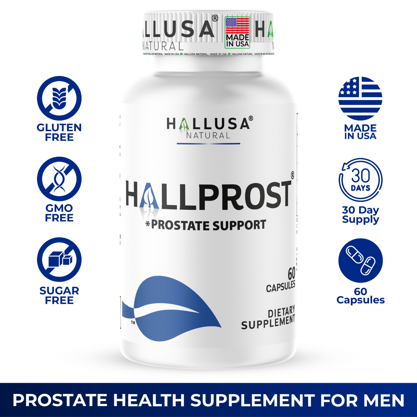 HALLPROST & HALLVIGOR – Complete Treatment for Men – Prostatic well-being 120Cap