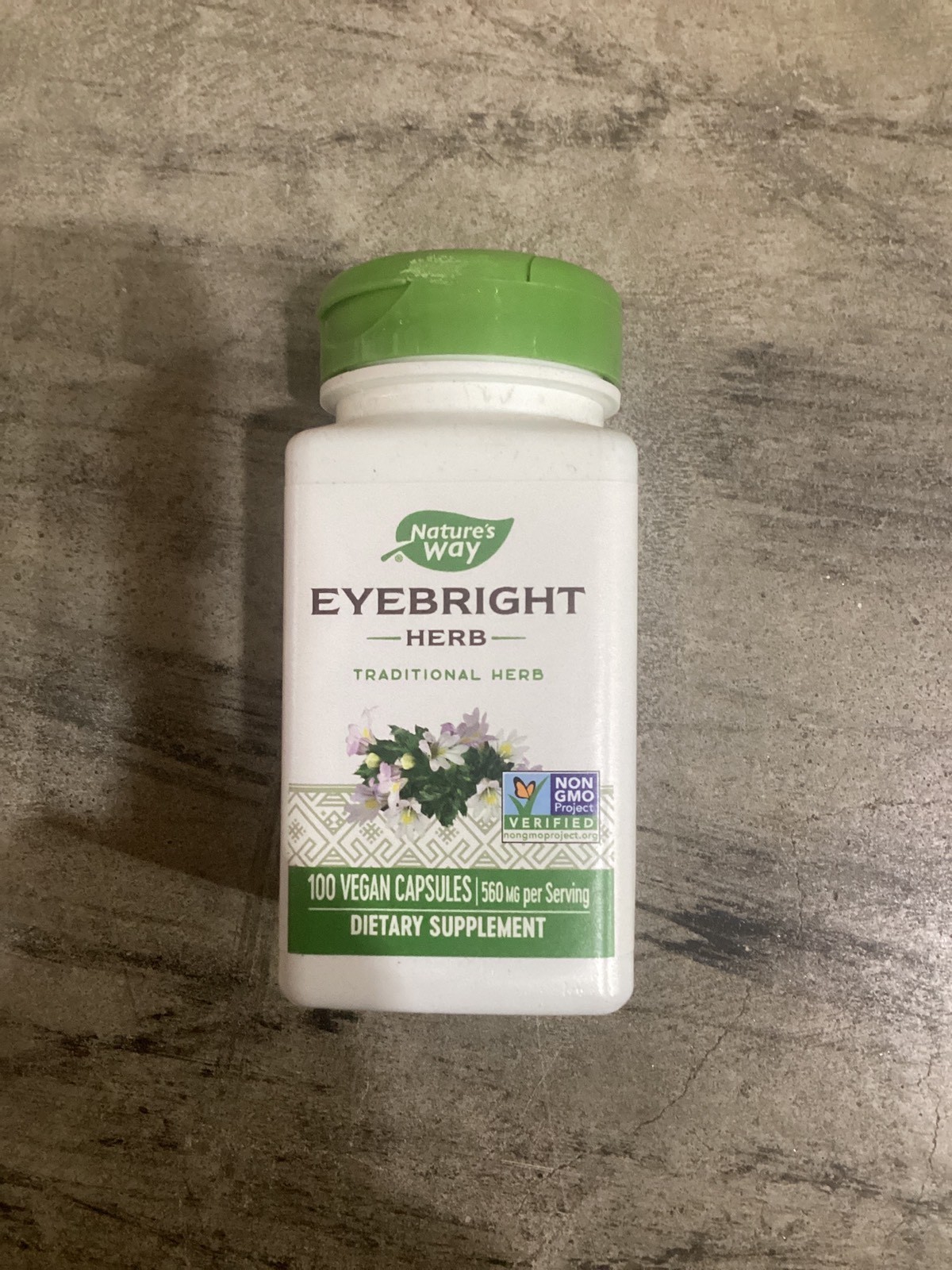 Nature’s Way Eyebright Herb – Packaging may Vary – 100 Capsules EXP. 03/2028