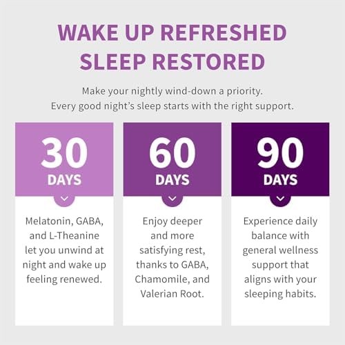 12-in-1 Melatonin Sleep Capsules Magnesium Ashwagandha 90 Count