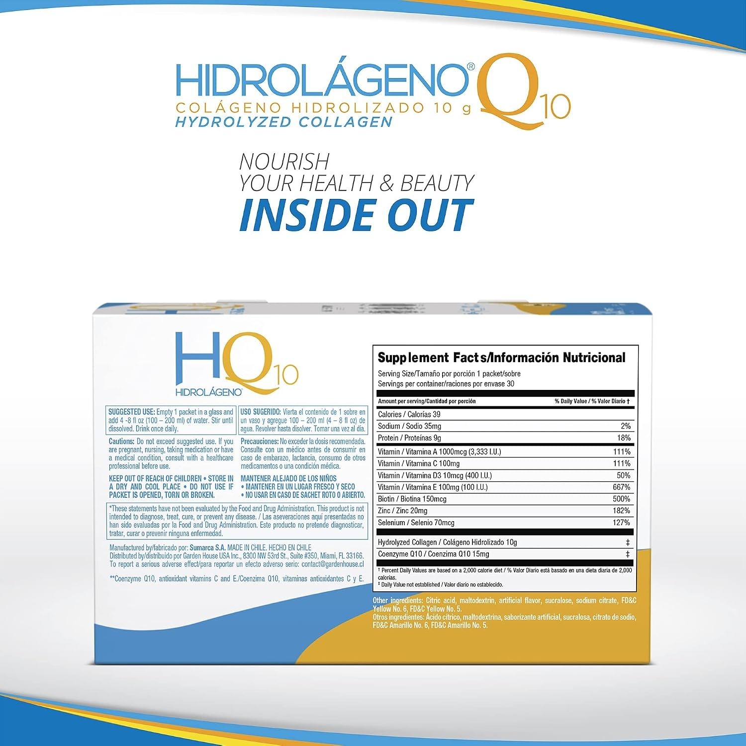 Hydrolyzed Collagen Powder – Anti-Aging Formula in 30 Delicious Sachets