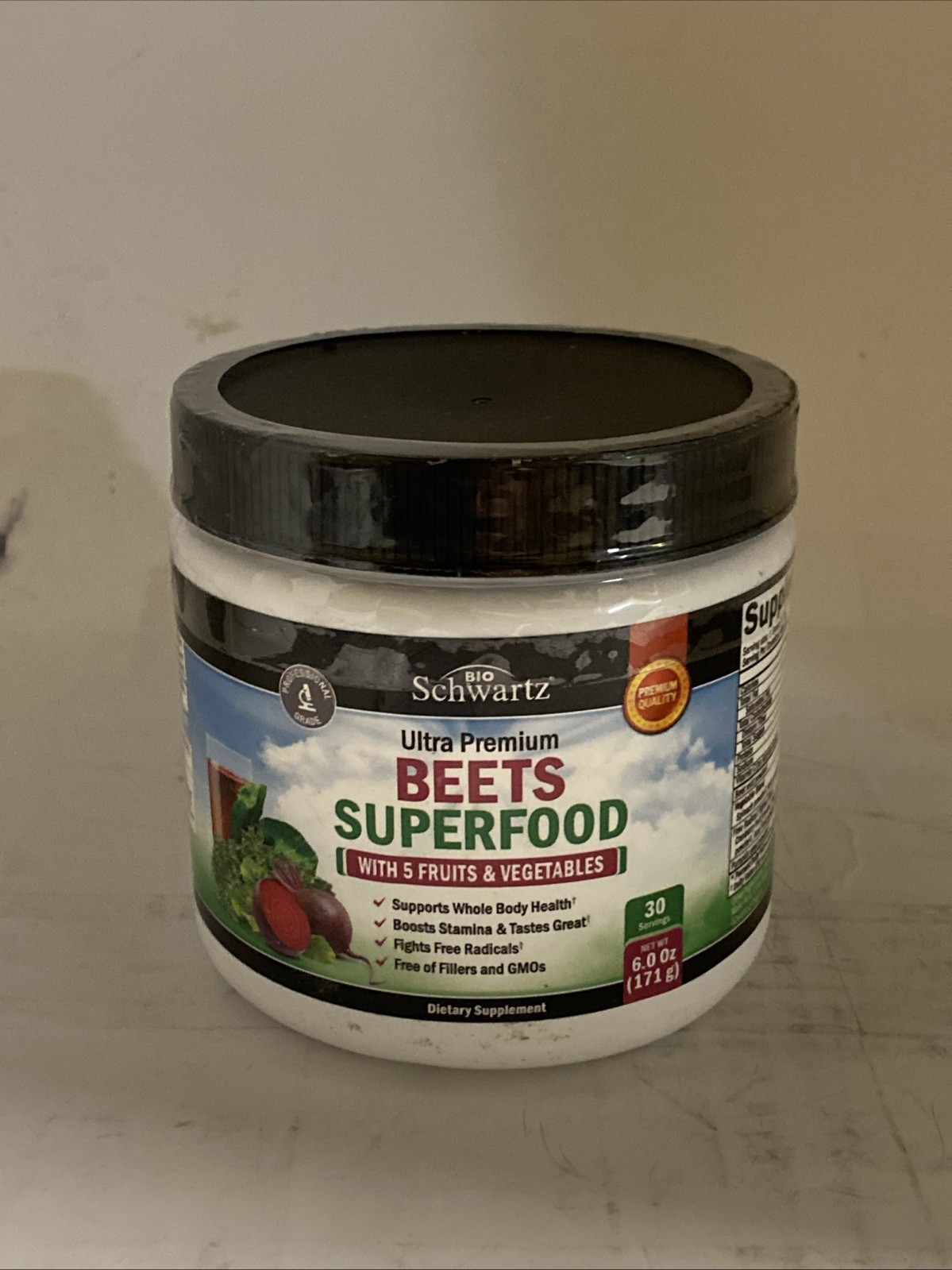 2x Bio Schwartz Ultra Premium Beets Superfood Supplement 30svgs 4/27