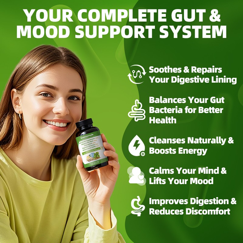 Gut Health Supplement with Probiotics Digestive Enzymes for 120-600ct