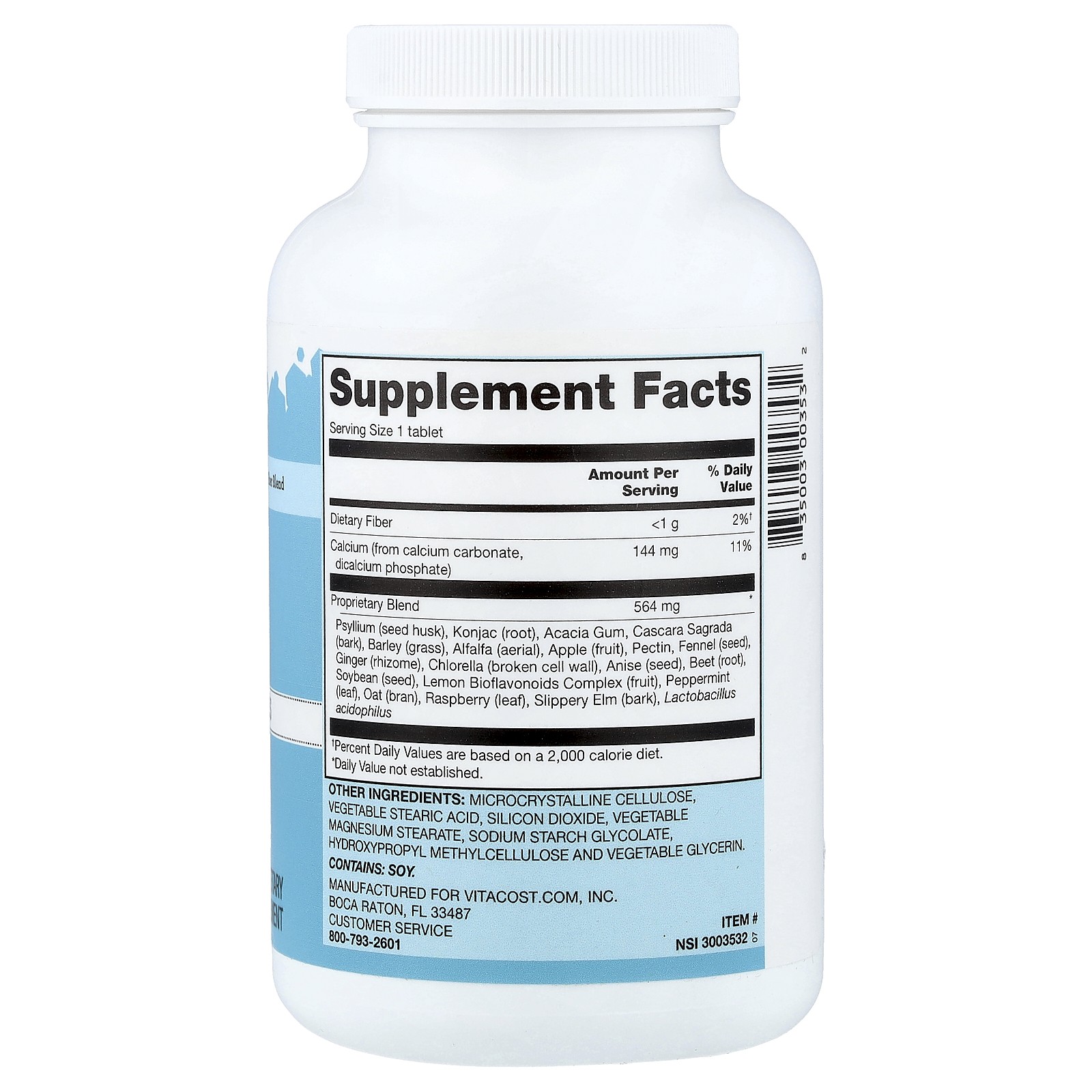 Multi-Fiber Complex, 275 Tablets