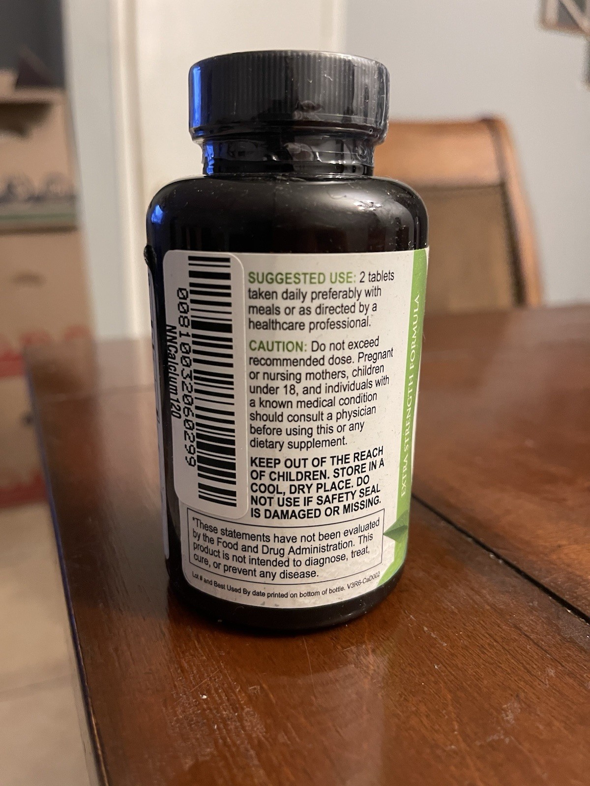 Nature’s Nutrition Calcium 1200mg w/Vitamin D3 120 Tablets EXPIRES 02/2027