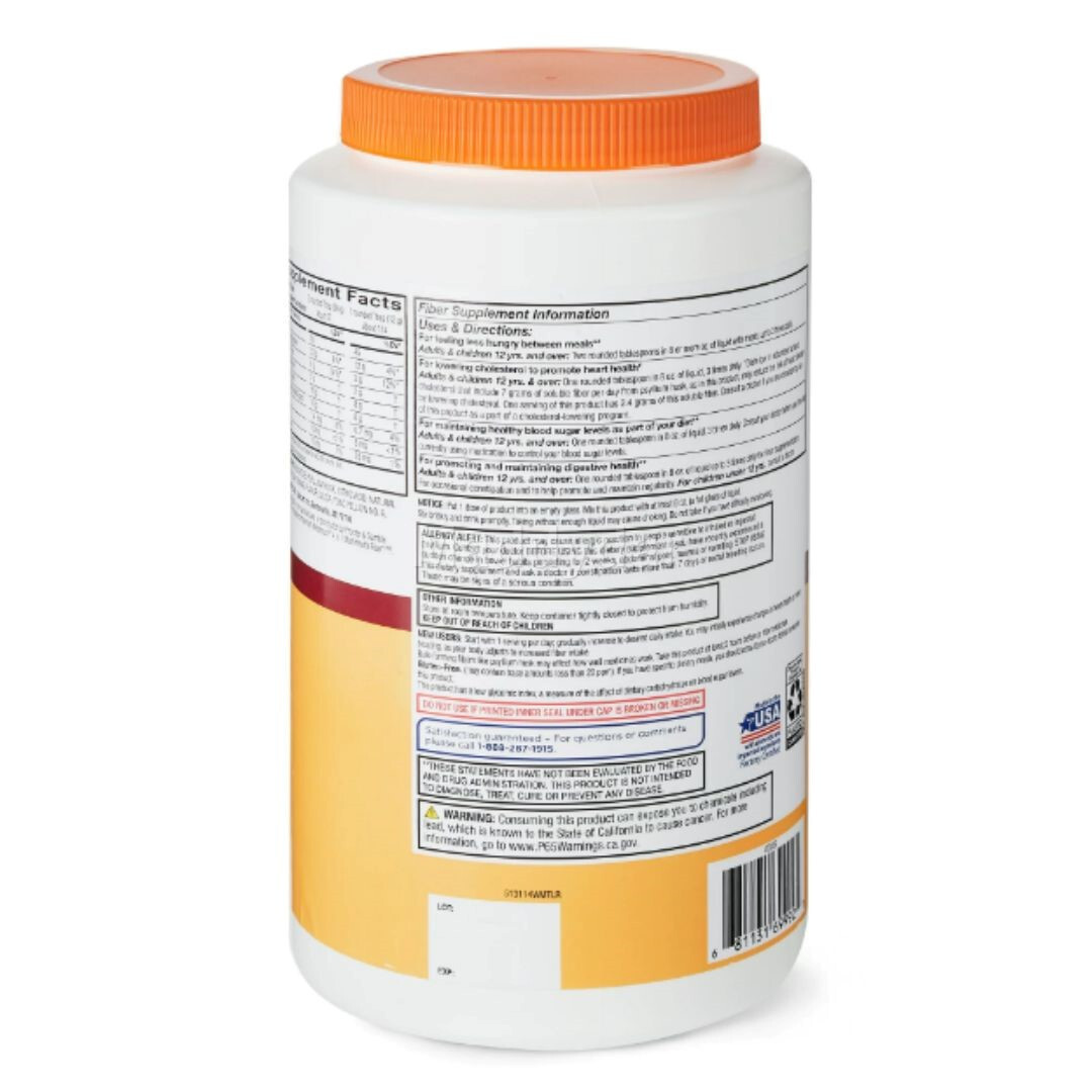 Equate Daily Fiber Orange Smooth Fiber Powder, 48.2 oz. ( Fast Free Shipping )