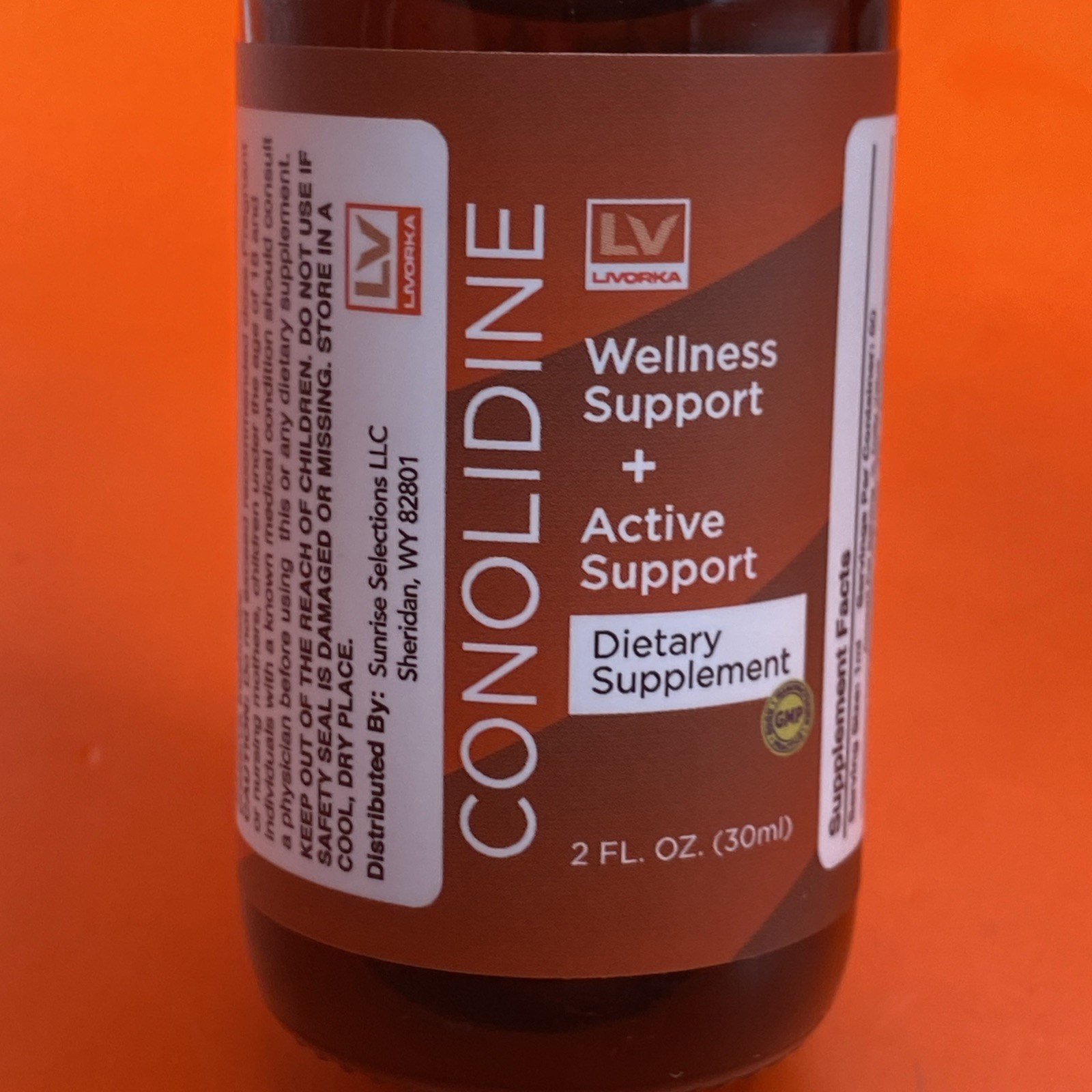 2X Conolidine Alkaloid For Pain and Muscle + Joint Relief Drops Conolidin 2 oz