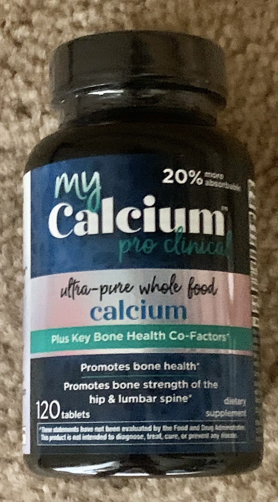 Purity Products *MY CALCIUM PRO CLINICAL* 120 Tablets NEW & SEALED EXPIRES 3/27.