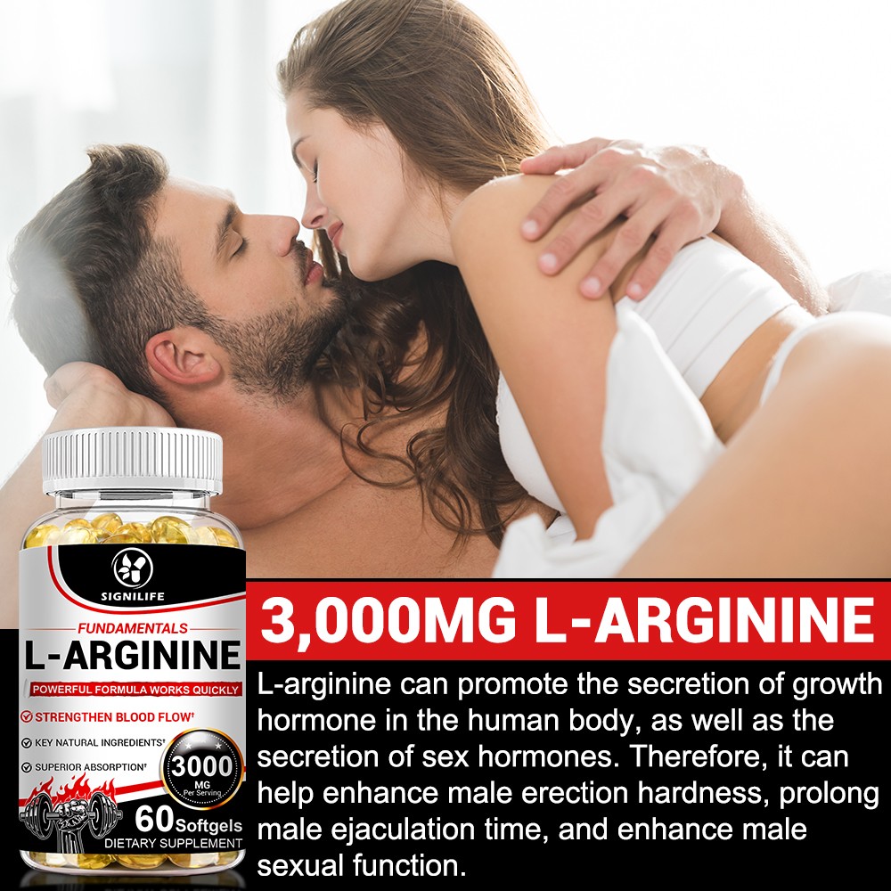 Nitric Oxide Booster L-Arginine, L-Citrulline 3000mg 60 Caps HIGHEST POTENCY