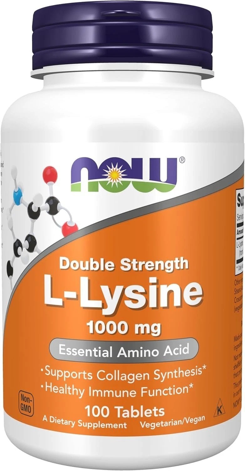 Supplements, (L-Lysine Hydrochloride) 1,000 Mg, Double Strength, Amino Acid, 100