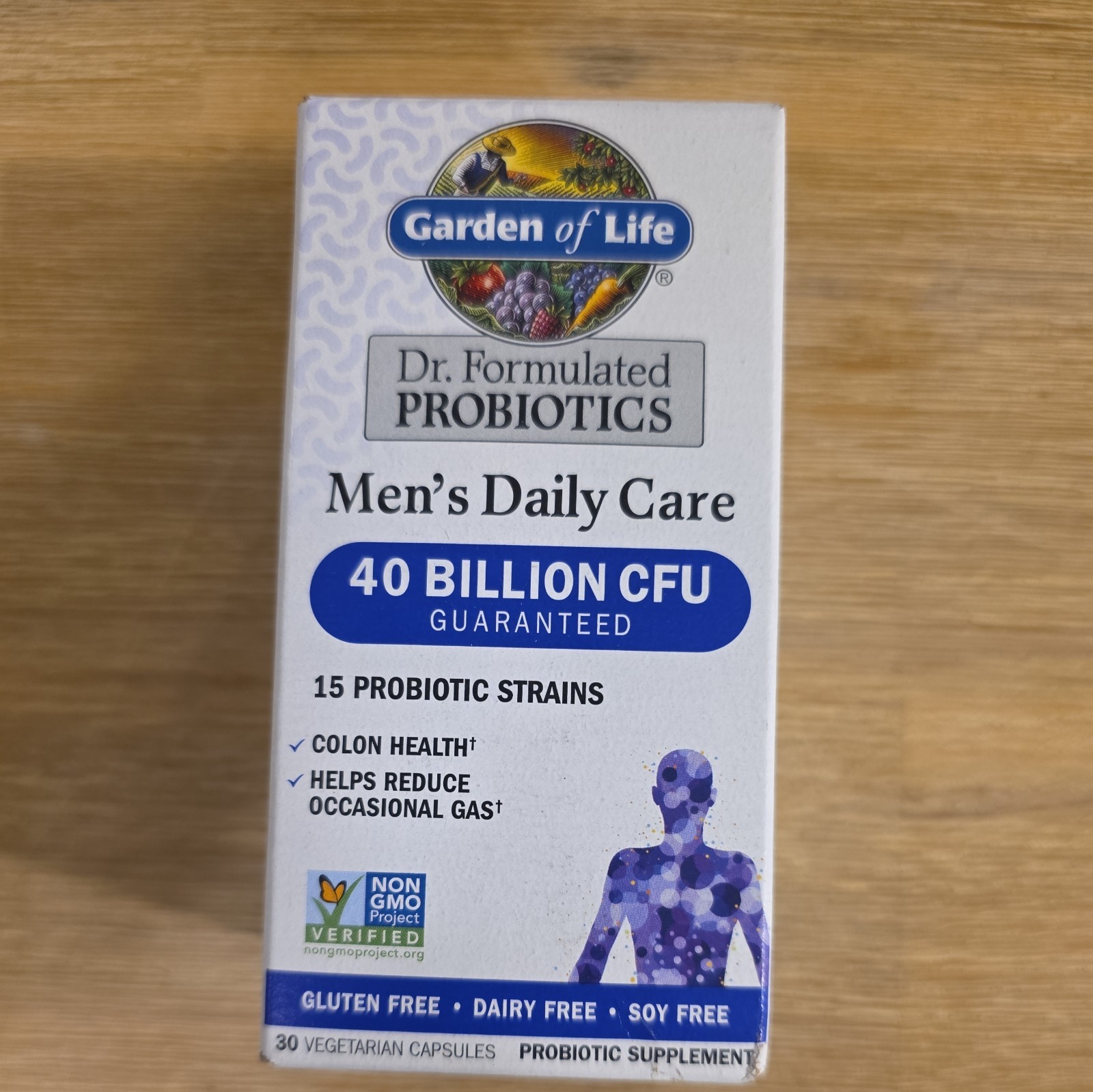 Garden of Life Dr. Formulated 40 Billion CFU Men’s Daily Care Probiotics – Pack