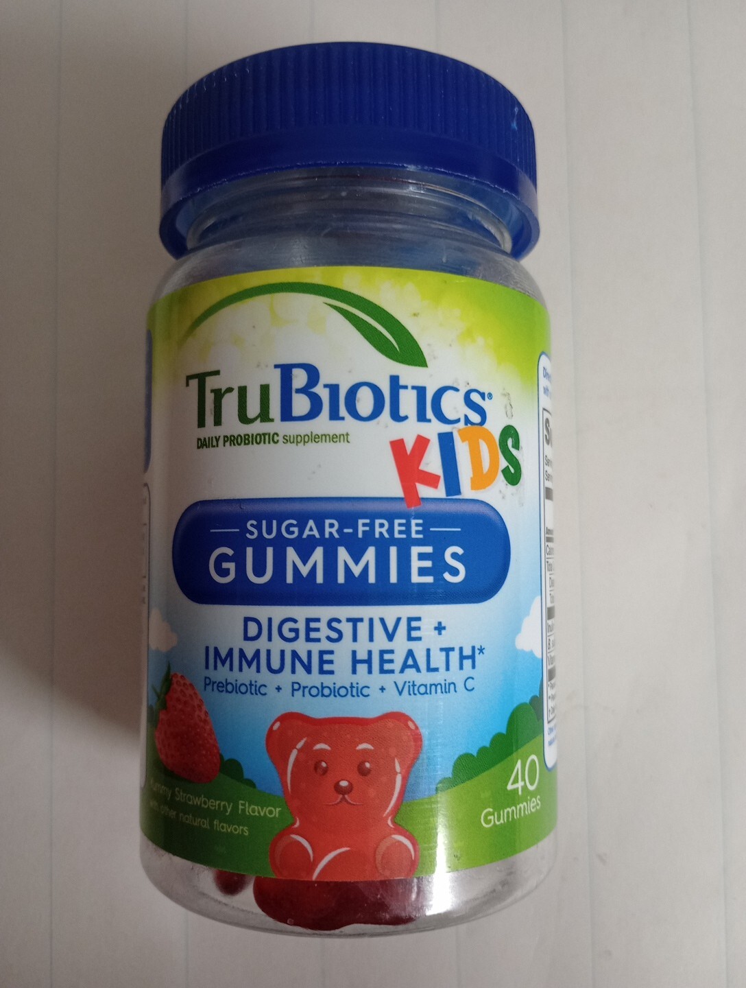 TRUBIOTICS KIDS SUGAR FREE Gummies Digestive 40 Gummies Exp. 05/2025