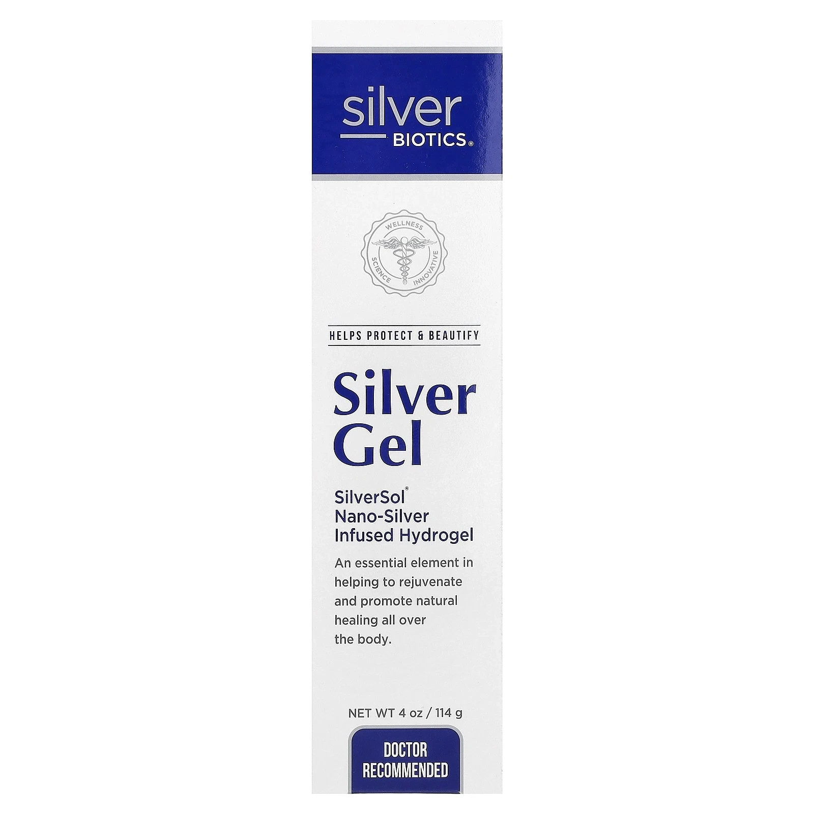 American Biotech Labs Silver Gel Infused Hydrogel 4 oz Each (Pack of 2)
