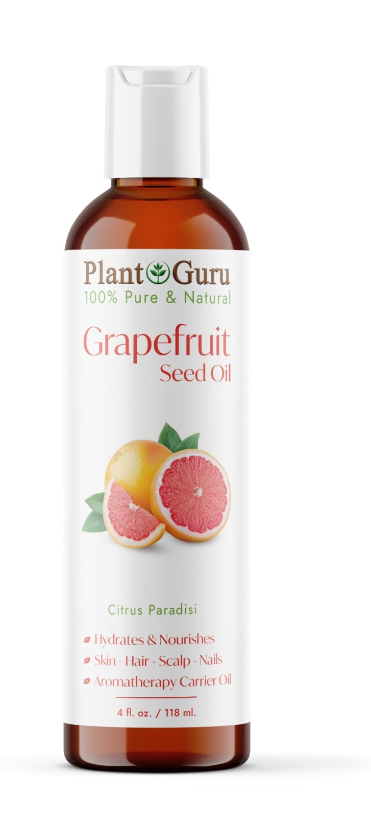 Grapefruit Seed Oil 4 oz. Cold Pressed 100% Pure Natural Extract Liquid