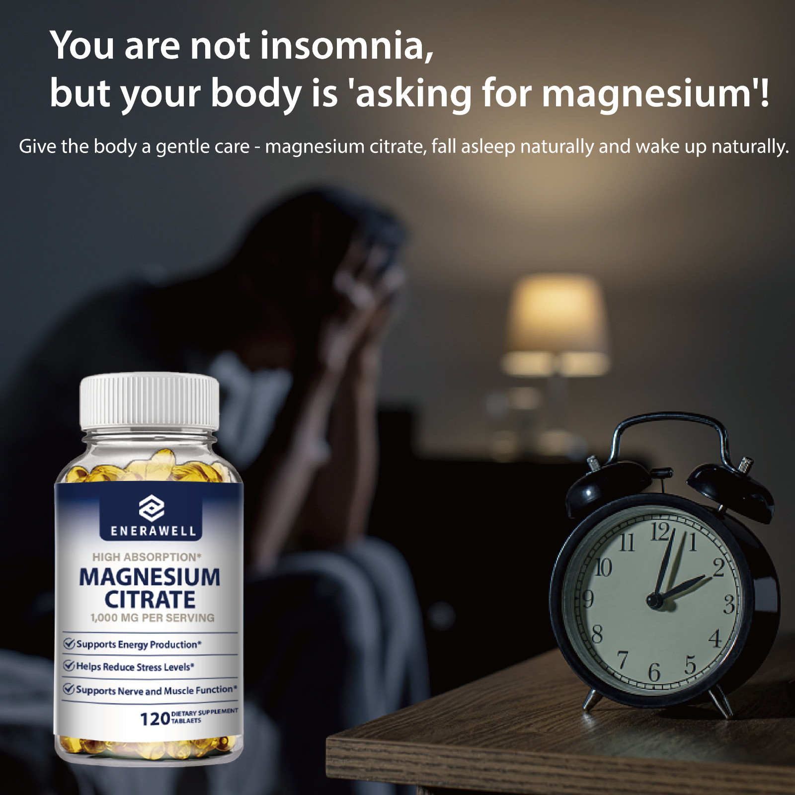 Magnesium Citrate 1000mg Capsules Super Strong Effective Capsules 02/07/2027