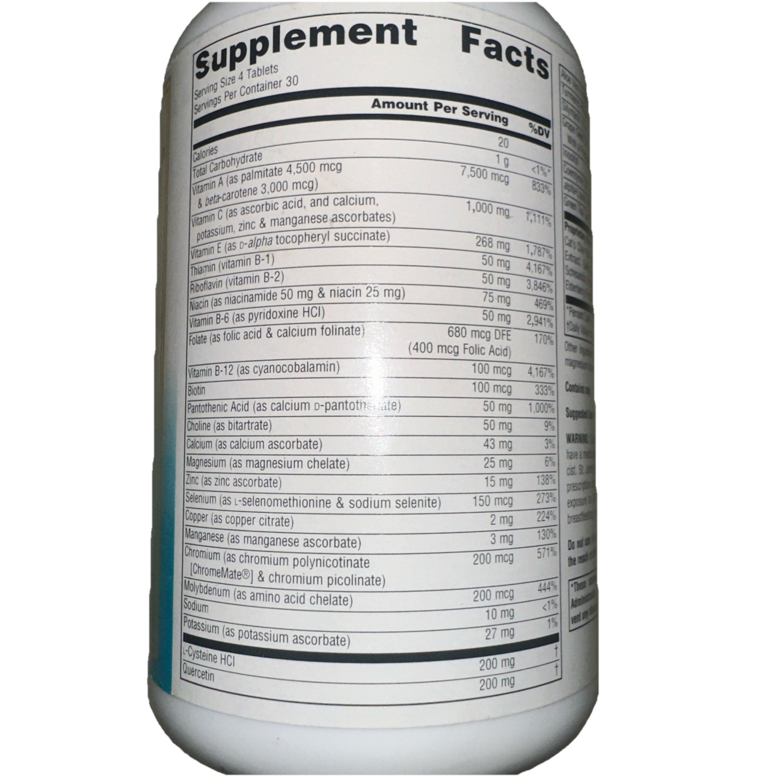 Source Naturals Wellness Multiple Bio-Align Daily Defense, 120 Caps Exp: 07/2026