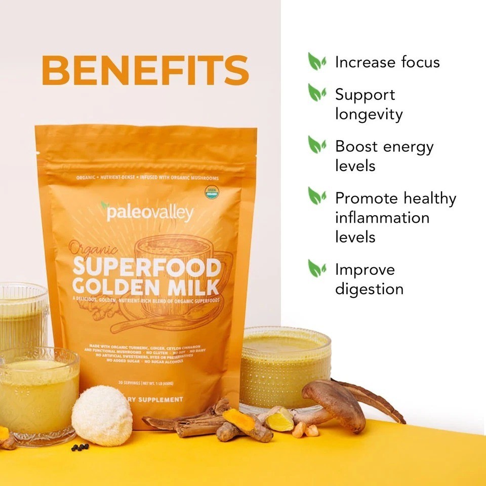 Superfood Golden Milk – Free Shipping – EXP 2027+