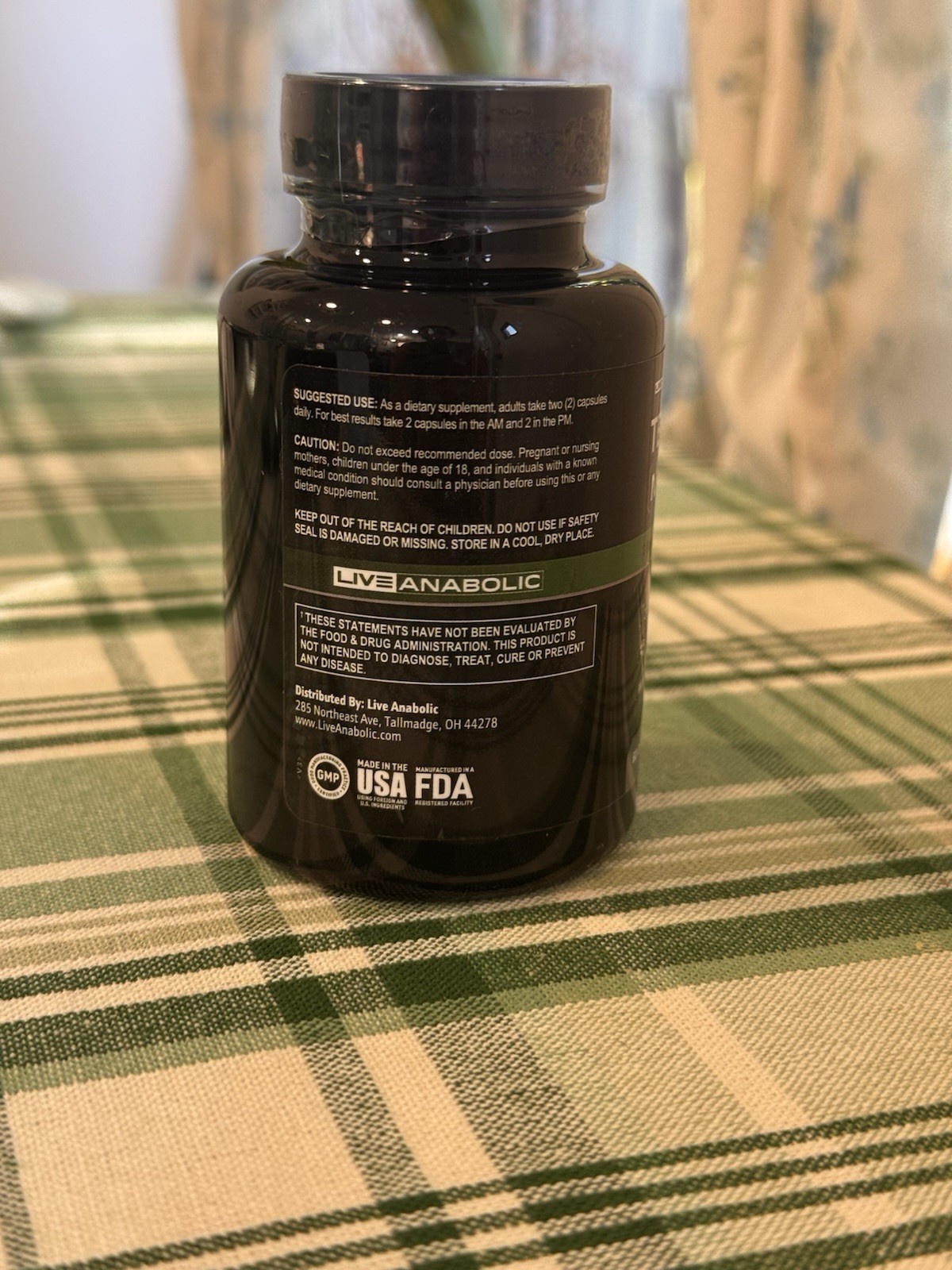 Live Anabolic TestoGreens Max Men’s Daily Greens Capsule Supplement 03/2028