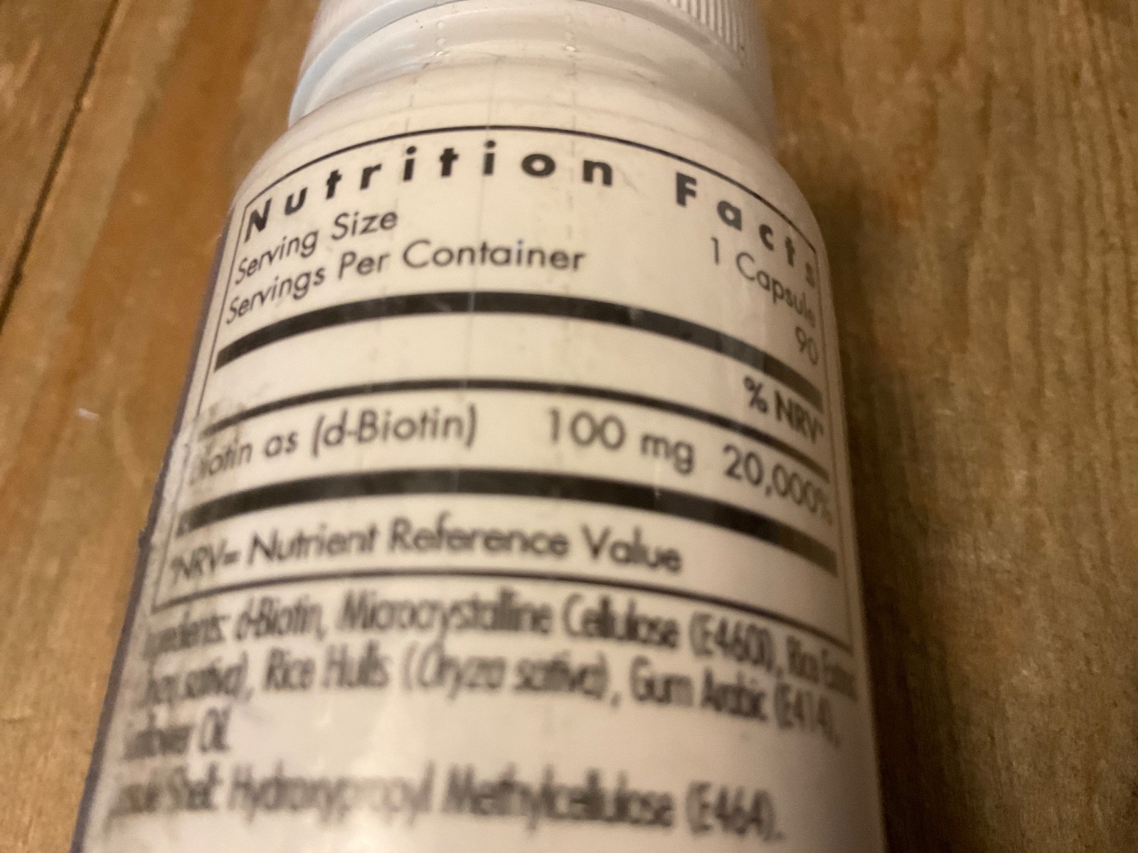 HiBiotin 100mg – 90 Veg Caps – Allergy Research Group – EXP:07/2027