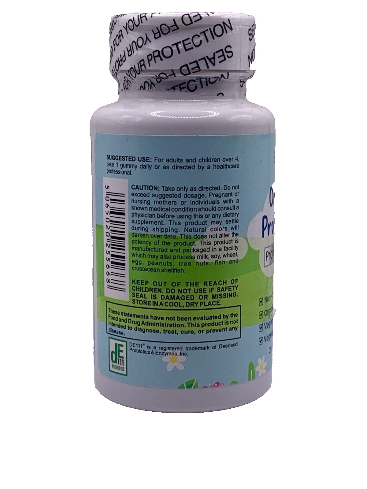 Organic Probiotic Gummies for Kids ~ Bacillus Subtilis ~ Digestive Support