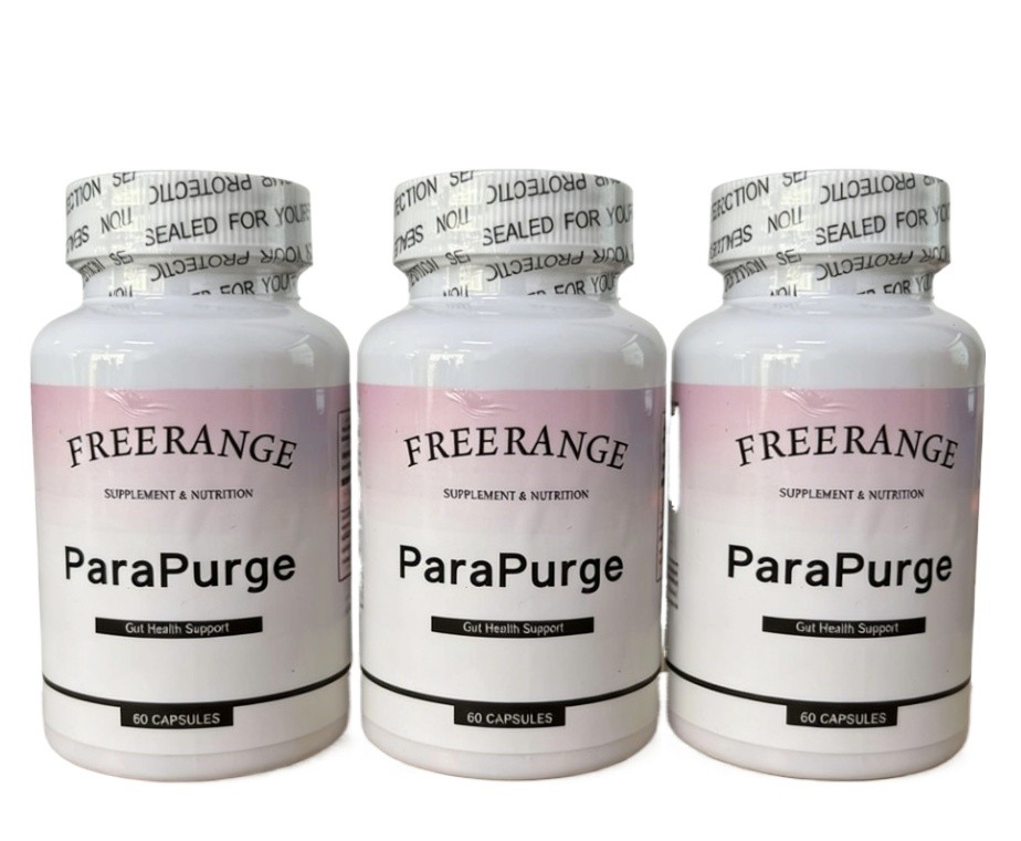 3 Pack ParaPurge Gut Cleanse Capsules Gut Colon 180ct Support Immunity Non-GMO