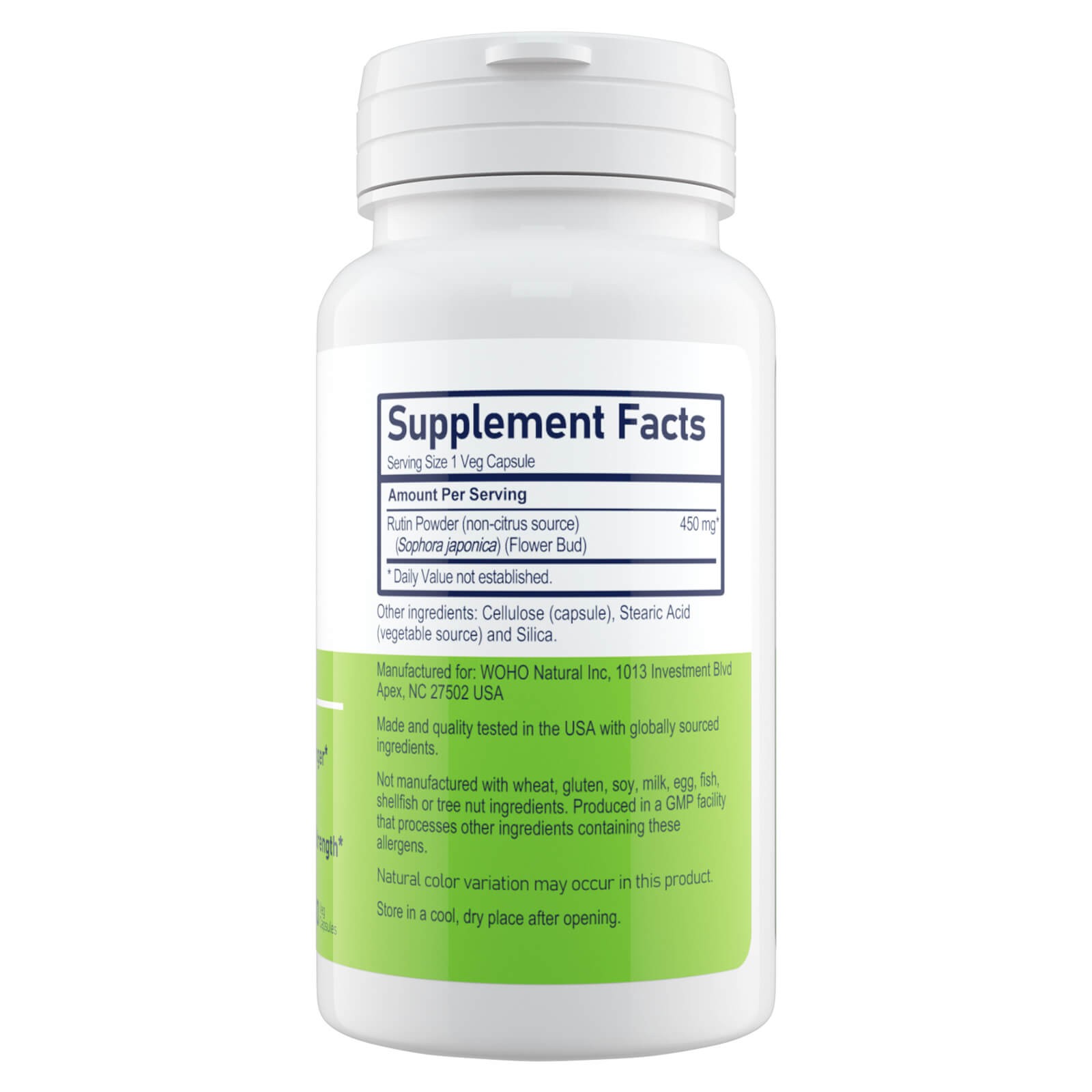 WOHO WOHO Relora 300 mg – 60 Veg Capsules, Stress & Appetite Control
