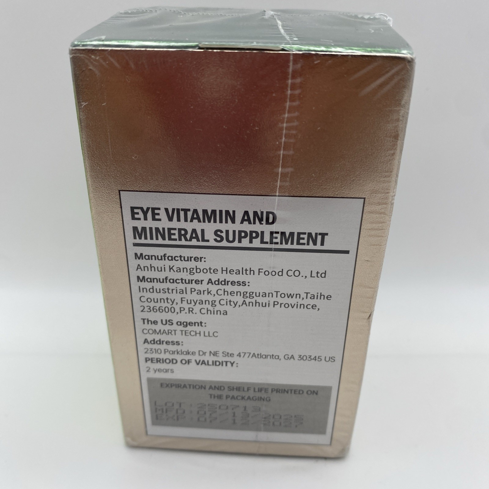 ZOOONE Eye Vitamin and Mineral Supplement 90 Tablets Expires 12/2027 New