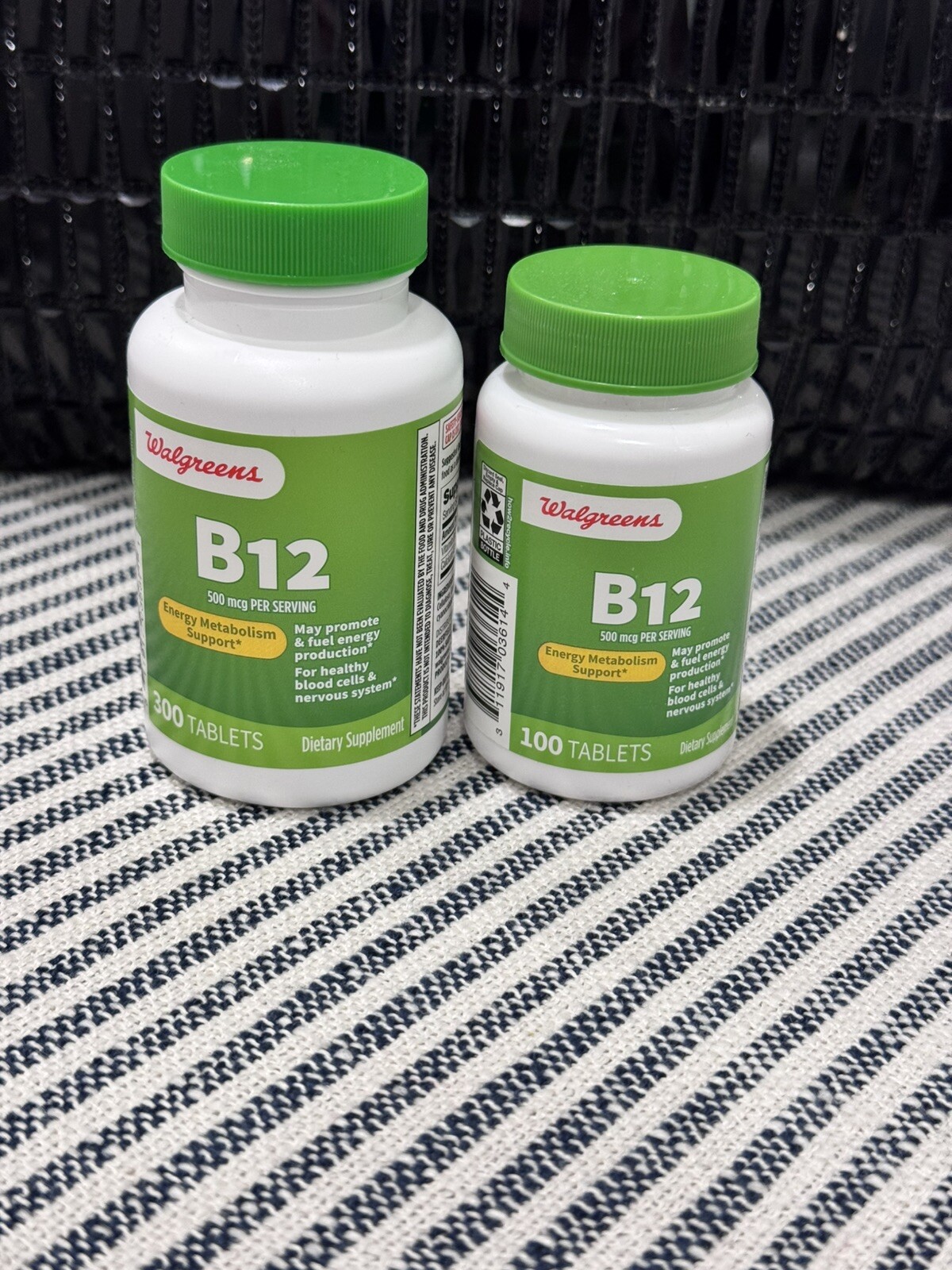Walgreens Vitamin B-12 500MCG 400 Tablets Exp12/2025